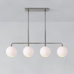 Реечный, рядный светильник CLOVE Chrome White ImperiumLoft 240012-23