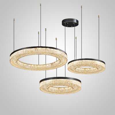 Кольцевая люстра OLAGUS COMBO B Black ImperiumLoft 240029-23 Кольцевая люстра OLAGUS COMBO B Black ImperiumLoft 240029-23