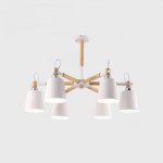 Люстра на штанге VARDA 6 lamps WH ImperiumLoft 240039-26