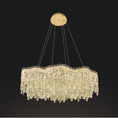 Кольцевая люстра MICHELLE B D100 Brass ImperiumLoft 240053-23