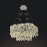 Кольцевая люстра MICHELLE D50+80 Chrome ImperiumLoft 240065-23