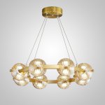 Кольцевая люстра SEMUND D60 Brass ImperiumLoft 240075-23