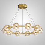 Кольцевая люстра SEMUND D80 Brass ImperiumLoft 240076-23