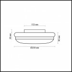 Настенно-потолочный светильник Odeon light 2401/1C IBRA