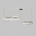 Кольцевая люстра RAFFEL COMBO D50+60 Black ImperiumLoft 240196-23