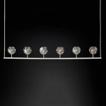 Люстра RH Boule De Cristal Linear Chandelier 6 Nickel ImperiumLoft 240203-22