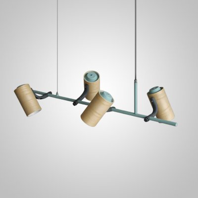 Подвесной реечный светильник BARREL A Blue ImperiumLoft 240213-26