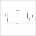 Настенно - потолочный светильник Odeon light 2405/1A PRESTO