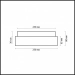 Светильник настенно-потолочный Odeon light 2406/2C HILL