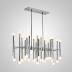 Подвесная рядная люстра CONSTA L40 Chrome ImperiumLoft 240883-26