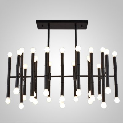 Подвесная рядная люстра CONSTA L40 Black ImperiumLoft 240884-26 Подвесная рядная люстра CONSTA L40 Black ImperiumLoft 240884-26