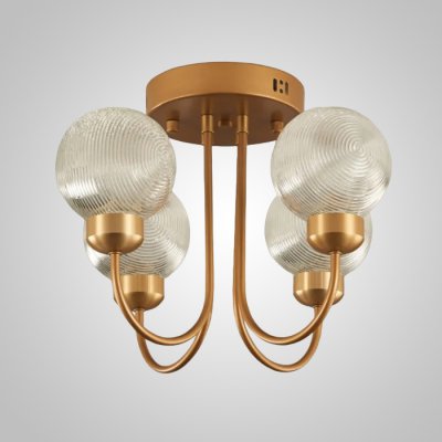 Люстра на штанге DUM L4 Transparent ImperiumLoft 240957-26