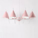 Люстра на штанге CRATER C L8 Pink ImperiumLoft 241001-26