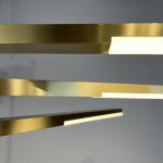 Подвесная люстра ORTON на 3 D96 Gold ImperiumLoft 241024-26