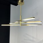 Подвесная люстра ORTON на 3 D96 Gold ImperiumLoft 241024-26