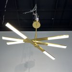 Подвесная люстра ORTON на 3 D96 Gold ImperiumLoft 241024-26