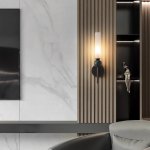 Настенный светильник CYLINDER WALL H38.5 Black ImperiumLoft 241118-23
