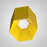 Потолочный светильник HEXAGON B H25 Yellow ImperiumLoft 241159-26