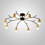 Люстра на штанге LES L8 Black ImperiumLoft 241175-26