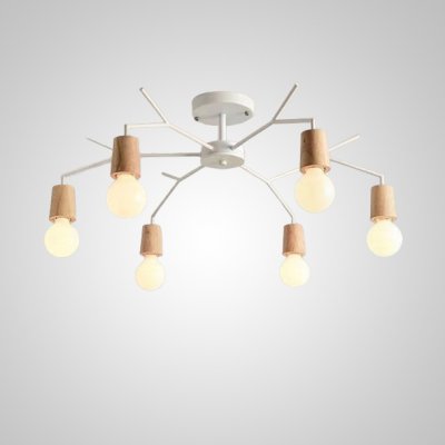 Люстра на штанге LES L6 White ImperiumLoft 241178-26