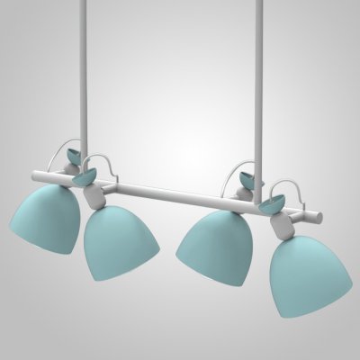 Подвесной реечный светильник LONG Blue ImperiumLoft 241189-26