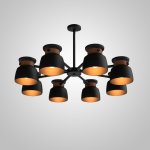 Люстра на штанге LOOP L8 Black ImperiumLoft 241206-26