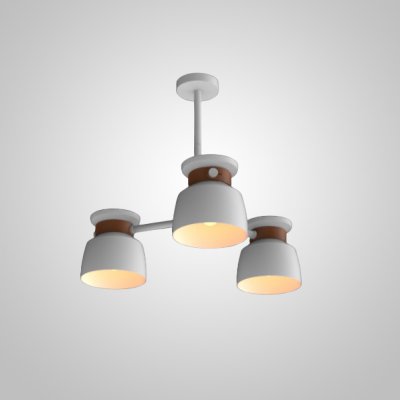 Люстра на штанге LOOP L3 White ImperiumLoft 241207-26