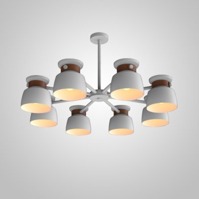 Люстра на штанге LOOP L8 White ImperiumLoft 241209-26