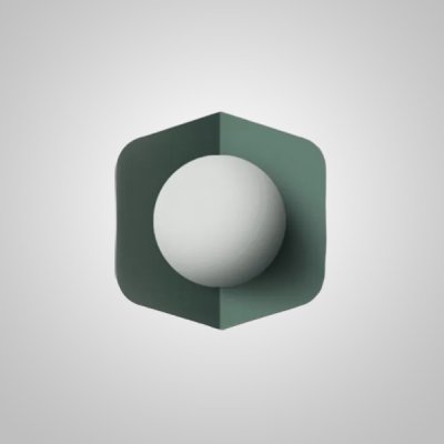 Настенный светильник MACAROON Green ImperiumLoft 241212-26