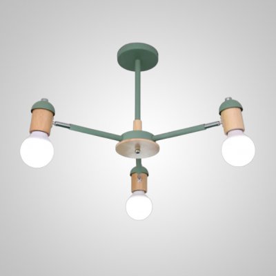 Люстра на штанге MERE D55 Green ImperiumLoft 241225-26