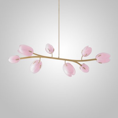 Реечный, рядный светильник LILLY L Pink ImperiumLoft 241285-23