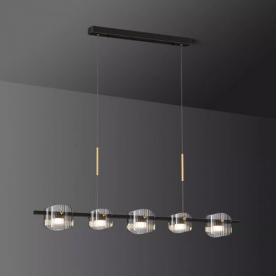 Подвесной светильник NICOLETTA D LONG L100 Black ImperiumLoft 241290-23