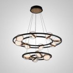 Кольцевые люстры и светильники SATURNA CH D80+48 ImperiumLoft 241299-23