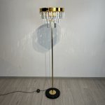 Торшер RH 1920S Odeon Clear Glass Floor Lamp GOLD ImperiumLoft 241415-22