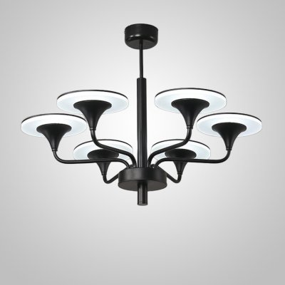 Люстра на штанге PILLAR L6 Silver ImperiumLoft 241435-26 Люстра на штанге PILLAR L6 Silver ImperiumLoft 241435-26