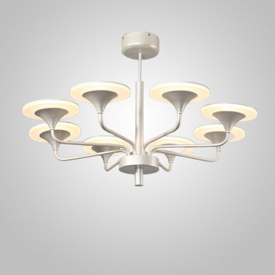 Люстра на штанге PILLAR L8 Silver ImperiumLoft 241436-26