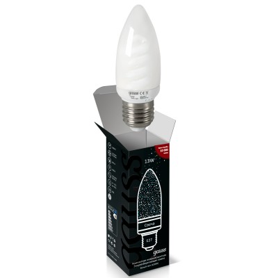 Лампа Gauss 242213 Candle B 13W E27 4200K