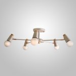 Люстра на штанге ROTARY L5 White ImperiumLoft 242857-26