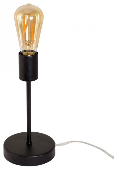 Настольная лампа Настольная лампа "Винт" 1xE27x60Вт черный 243-174-21T