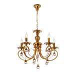 Люстра классическая с хрусталем Экономсвет 24312/5YB WT