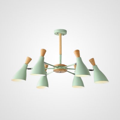 Люстра на штанге TUNE L6 Green ImperiumLoft 243300-26