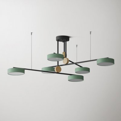Люстра на штанге TECHNUM COLOR LED Green ImperiumLoft 243351-26