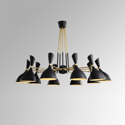 Подвесная люстра TRUMPET D125 Black ImperiumLoft 243355-26