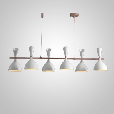 Подвесной реечный светильник TRUMPET LINE L130 White ImperiumLoft 243362-26