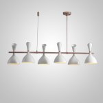 Подвесной реечный светильник TRUMPET LINE L130 White ImperiumLoft 243362-26
