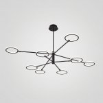 Люстра на штанге RINGLETS D Black ImperiumLoft 243376-26