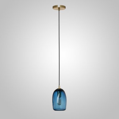 Подвесной светильник GLASSBALL 4 A Blue ImperiumLoft 243383-22