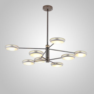 Люстра на штанге DRAMMEN D90 Silver ImperiumLoft 243387-26