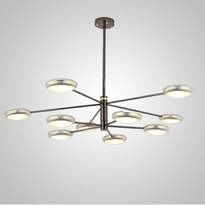 Люстра на штанге DRAMMEN D120 Silver ImperiumLoft 243388-26