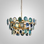 Подвесная люстра AGATE D70 Blue ImperiumLoft 243405-26